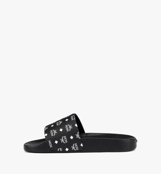 Monogram Print Rubber Slides