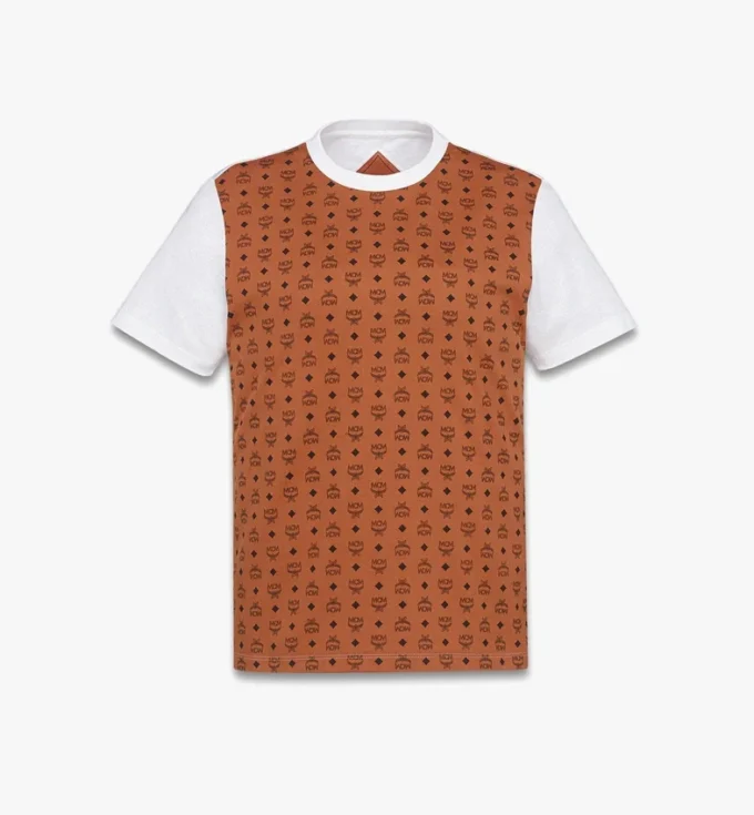 Monogram Print T-Shirt in Organic Cotton Monogram Print T-Shirt in Organic Cotton