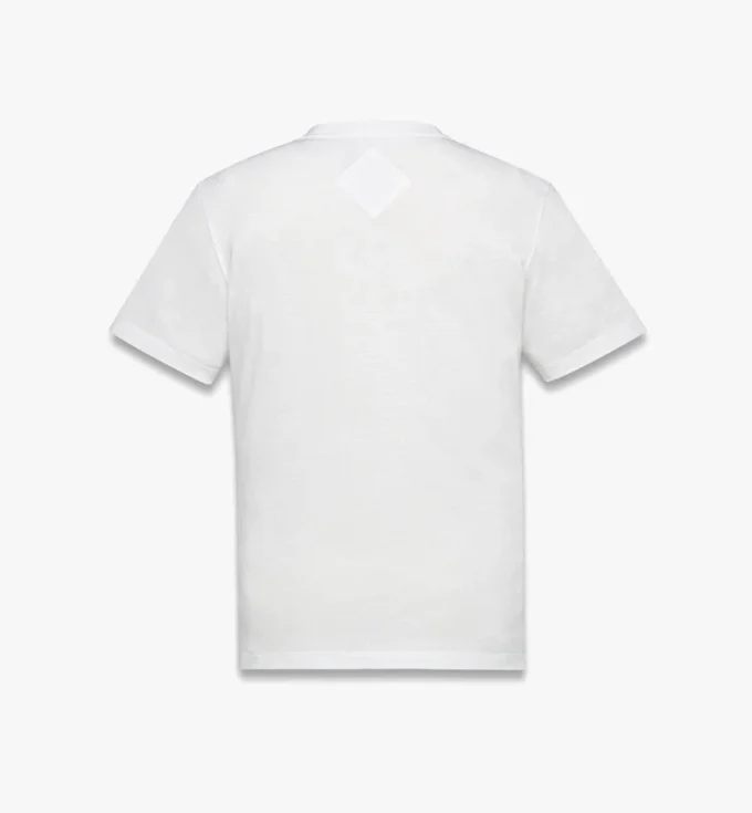 Monogram Print T-Shirt in Organic Cotton Monogram Print T-Shirt in Organic Cotton