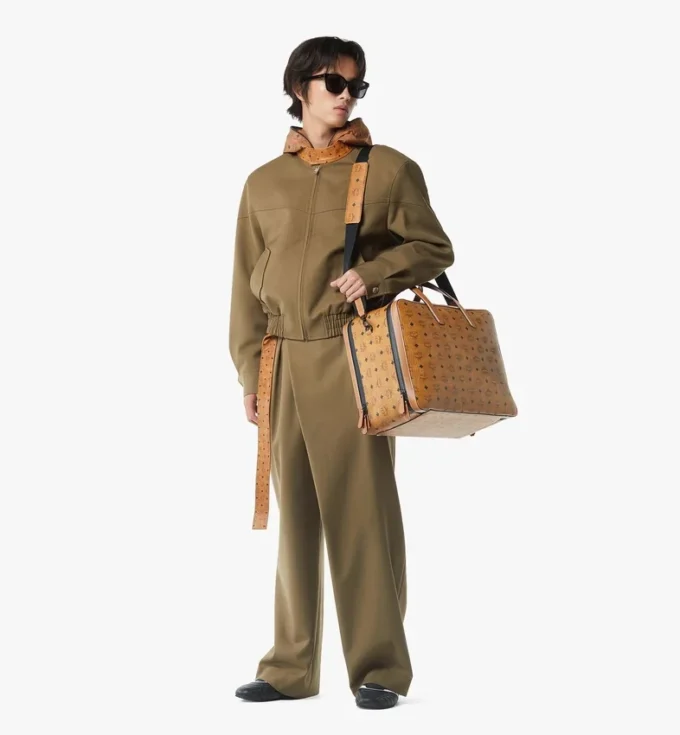 Ottomar Garment Bag in Visetos