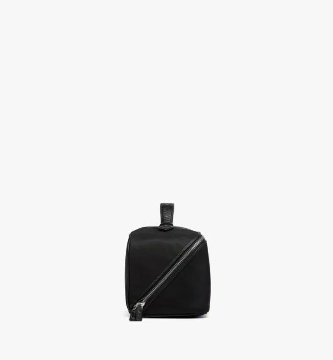 Ottomar Toiletry Bag in Econyl® and Leather Ottomar Toiletry Bag in Econyl® and Leather
