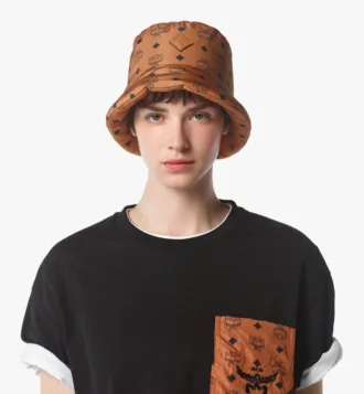 Padded Bucket Hat in Monogram Print Econyl®