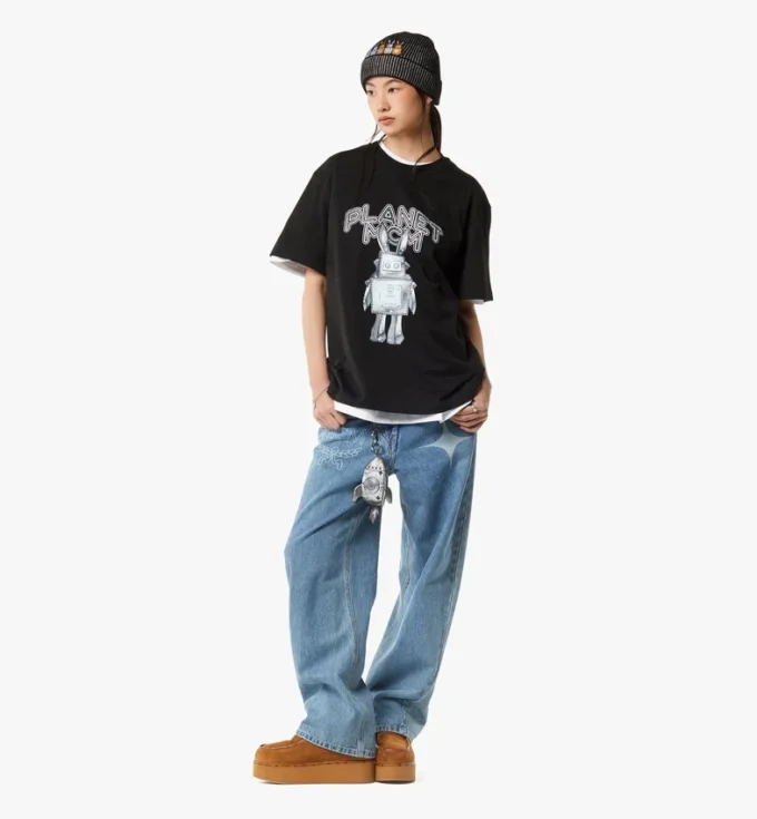 Planet Mcm Rabot T-Shirt in Organic Cotton Planet Mcm Rabot T-Shirt in Organic Cotton