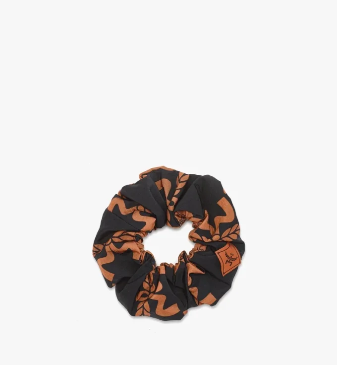 Reversible Monogram Scrunchie in Econyl® Reversible Monogram Scrunchie in Econyl®