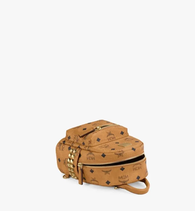 Stark Bebe Boo Side Studs Backpack in Visetos Stark Bebe Boo Side Studs Backpack in Visetos