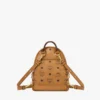 Stark Bebe Boo Side Studs Backpack in Visetos Stark Bebe Boo Side Studs Backpack in Visetos