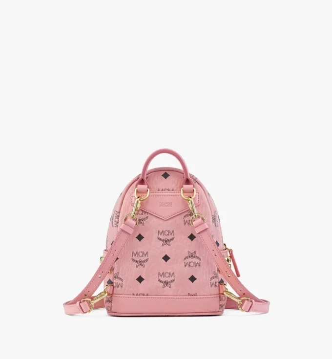 Stark Bebe Boo Side Studs Backpack in Visetos Stark Bebe Boo Side Studs Backpack in Visetos