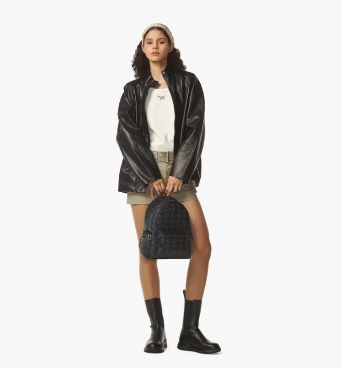 Stark Side Studs Backpack in Visetos