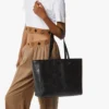 Toni Top-Zip Shopper in Maxi Monogram Leather