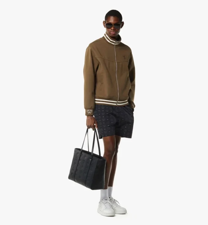 Toni Top-Zip Shopper in Maxi Monogram Leather