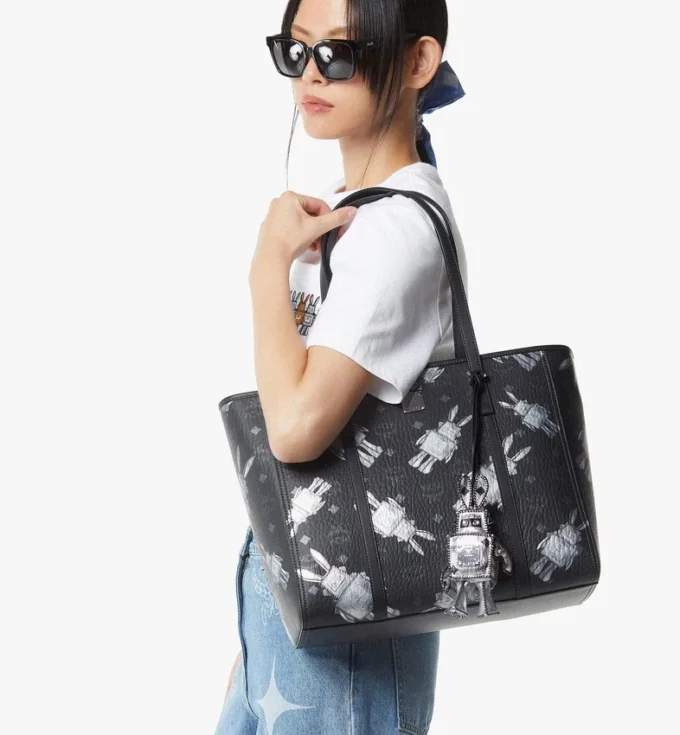 Toni Top-Zip Shopper in Rabot Visetos
