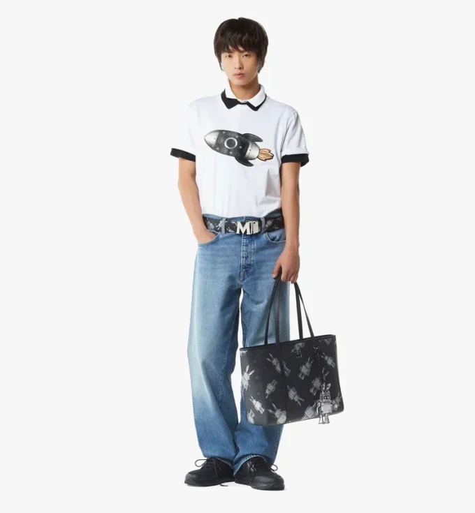 Toni Top-Zip Shopper in Rabot Visetos