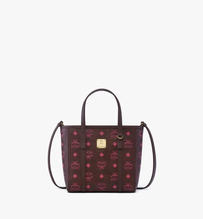 Toni Top-Zip Shopper in Visetos