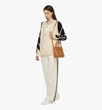Toni Top-Zip Shopper in Visetos Toni Top-Zip Shopper in Visetos