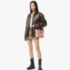 Toni Top-Zip Shopper in Visetos