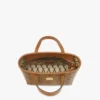 Toni Top-Zip Shopper in Visetos