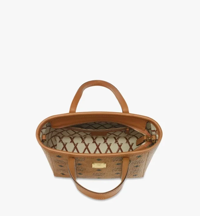 Toni Top-Zip Shopper in Visetos