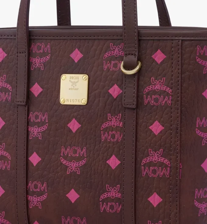 Toni Top-Zip Shopper in Visetos