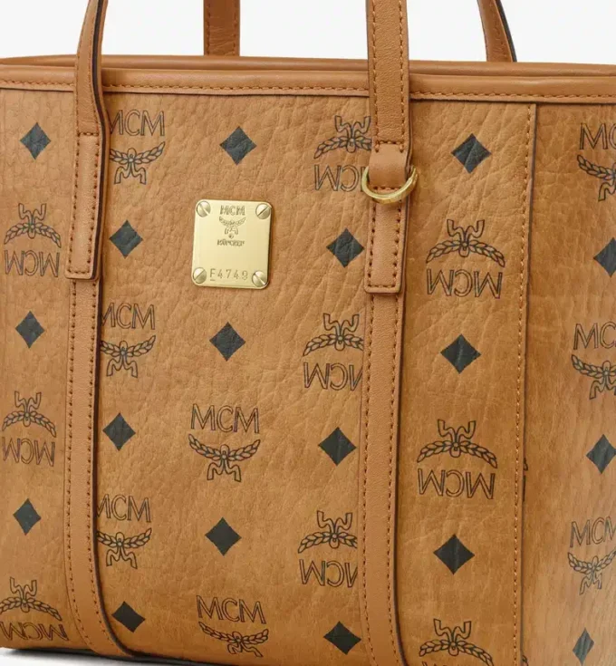 Toni Top-Zip Shopper in Visetos