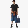 Toni Top-Zip Shopper in Visetos