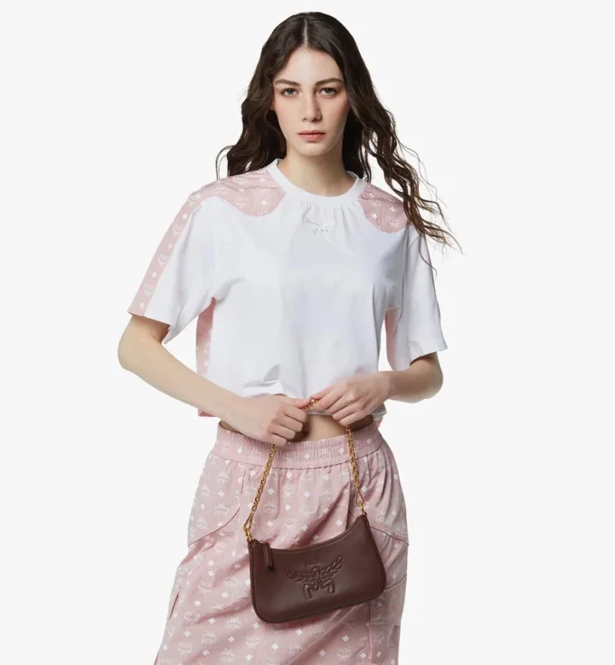 Toni Top-Zip Shopper in Visetos