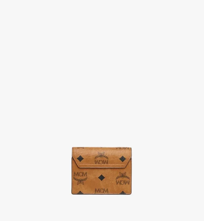 Tracy Chain Card Wallet in Visetos