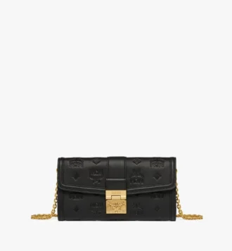 Tracy Chain Wallet in Embossed Monogram Leather Tracy Chain Wallet in Embossed Monogram Leather