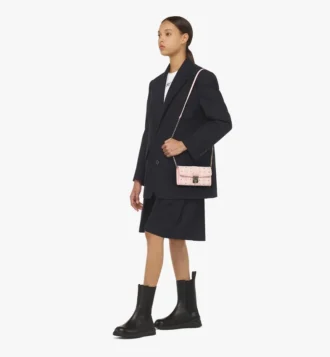 Tracy Chain Wallet in Visetos