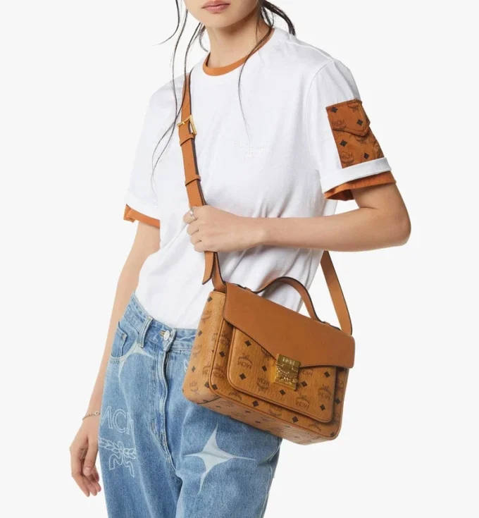 Tracy Satchel in Visetos Leather Mix Tracy Satchel in Visetos Leather Mix