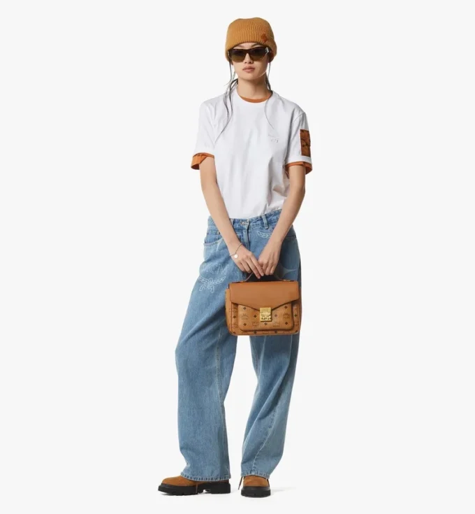 Tracy Satchel in Visetos Leather Mix Tracy Satchel in Visetos Leather Mix