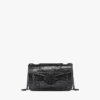 Travia Quilted Shoulder Bag in Crushed Leather Travia Quilted Shoulder Bag in Crushed Leather