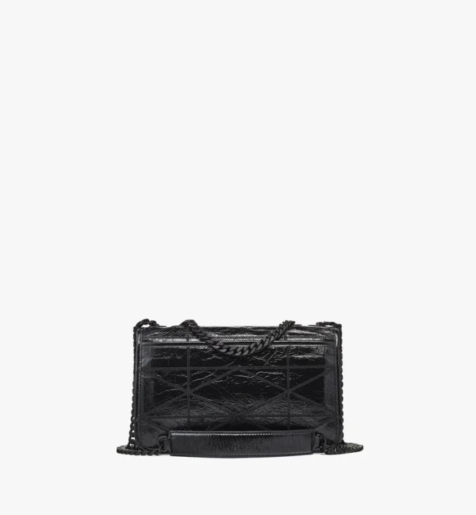 Travia Quilted Shoulder Bag in Crushed Leather Travia Quilted Shoulder Bag in Crushed Leather