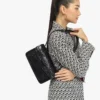 Travia Quilted Shoulder Bag in Crushed Leather Travia Quilted Shoulder Bag in Crushed Leather