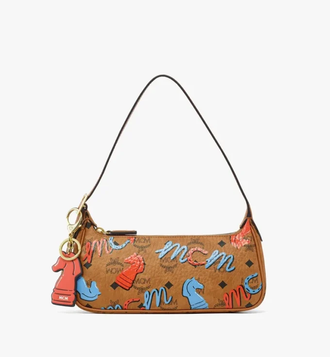 Year of the Horse Aren Shoulder Bag in Visetos Year of the Horse Aren Shoulder Bag in Visetos