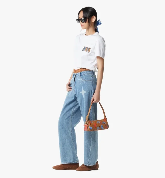 Year of the Horse Aren Shoulder Bag in Visetos Year of the Horse Aren Shoulder Bag in Visetos
