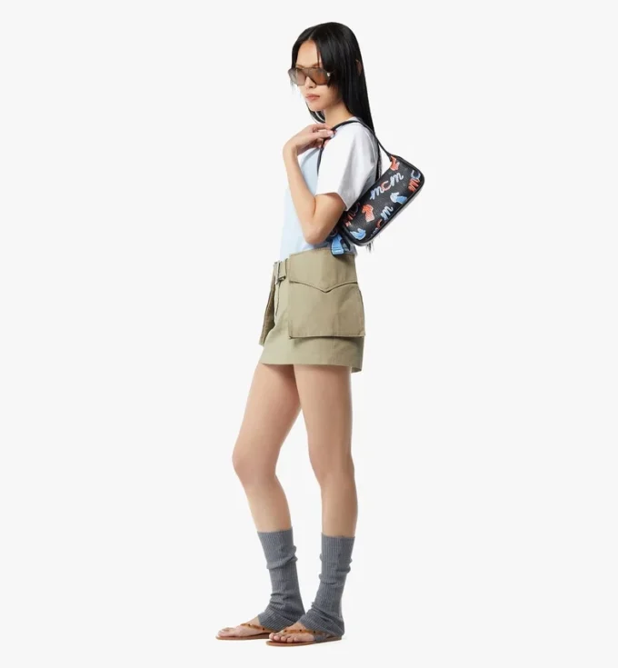 Year of the Horse Aren Shoulder Bag in Visetos Year of the Horse Aren Shoulder Bag in Visetos