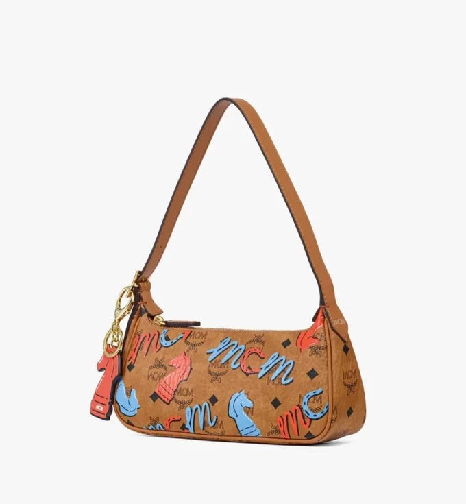Year of the Horse Aren Shoulder Bag in Visetos Year of the Horse Aren Shoulder Bag in Visetos