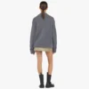Zip Cardigan in Wool and Recycled Cashmere Zip Cardigan in Wool and Recycled Cashmere